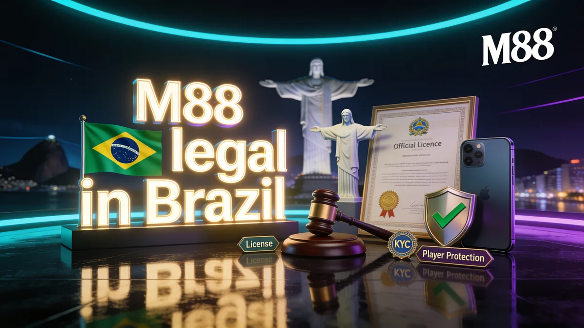 A m88 é legal e segura no Brasil?: guia de m88 para jogadores no Brasil